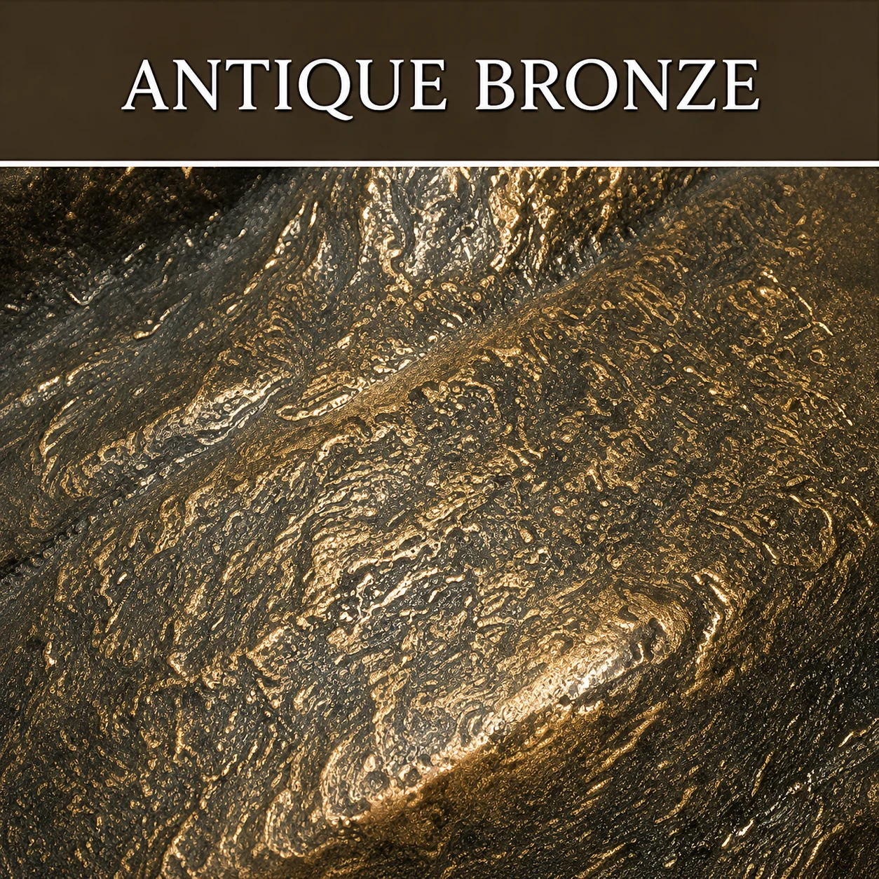 Antique bronze sculpture shop finish