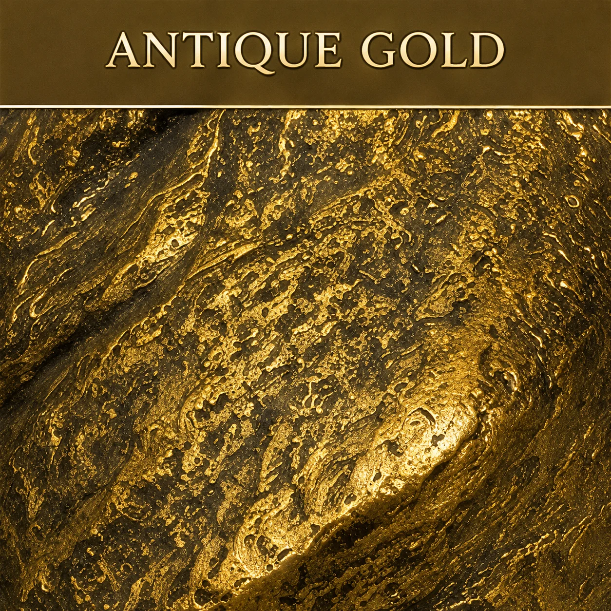 Antique gold sculpture shop finish