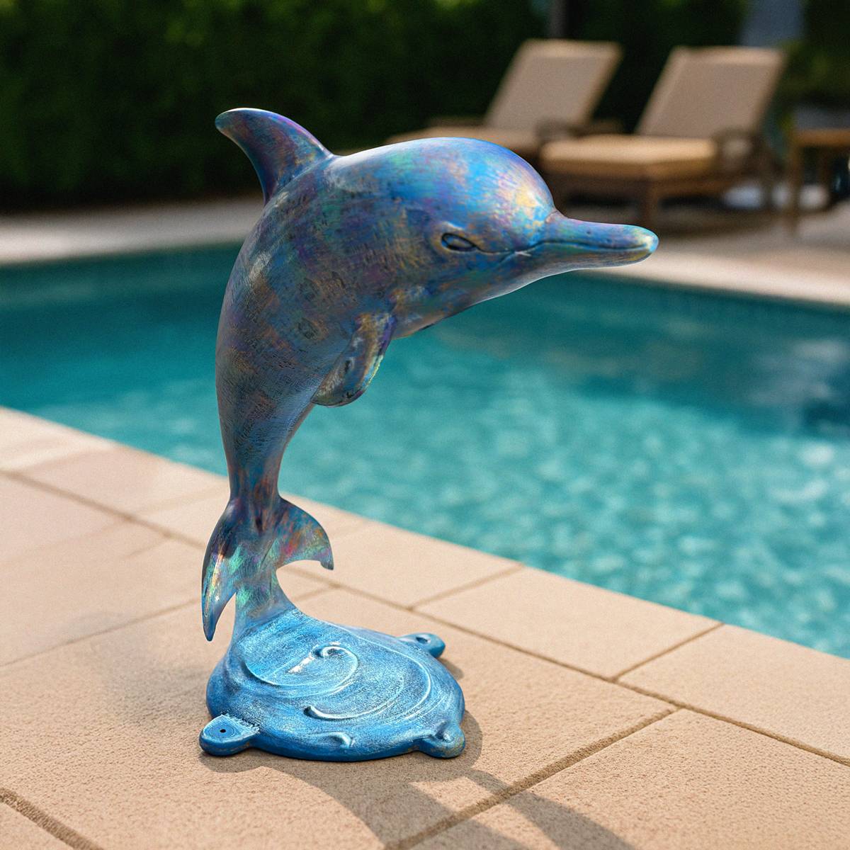 Dancing Dolphin Statue for Outdoors with an Artist’s Flare
