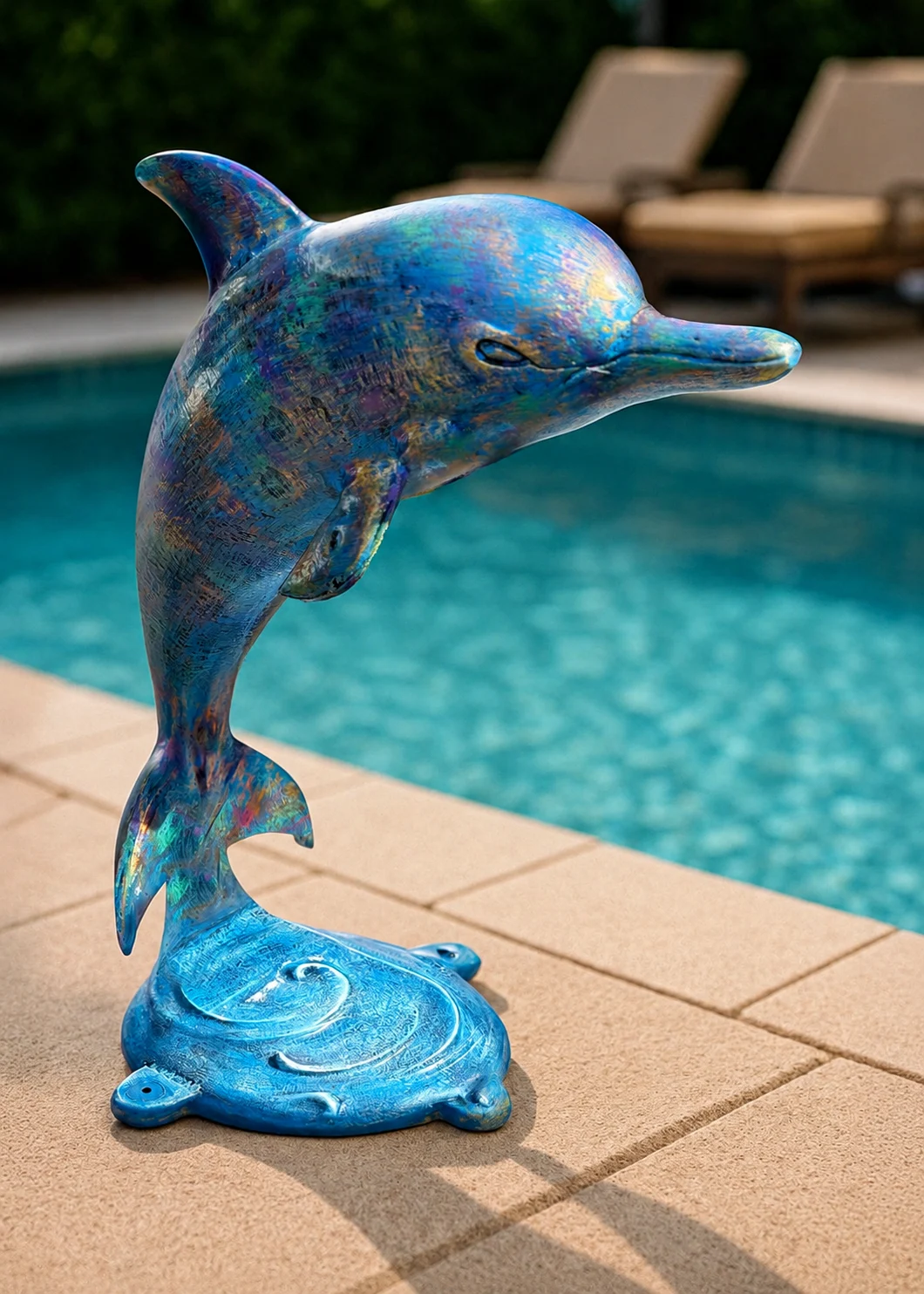 Dancing Dolphin Statue for Outdoors with an Artist’s Flare