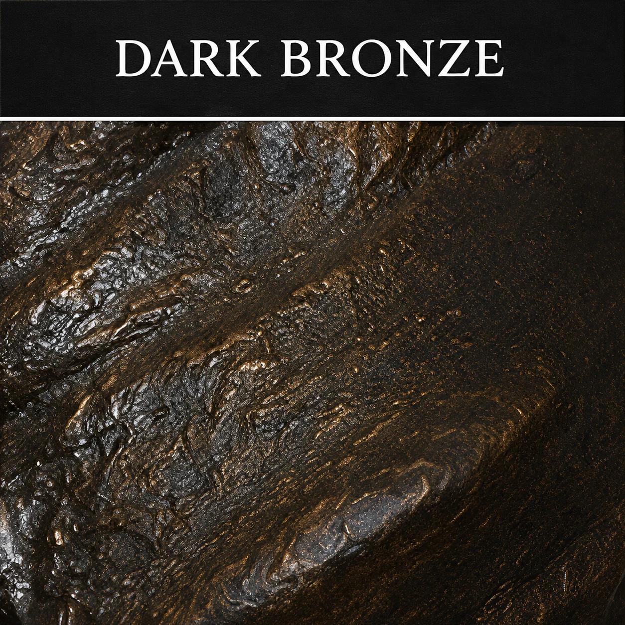 Dark bronze sculpture shop finish