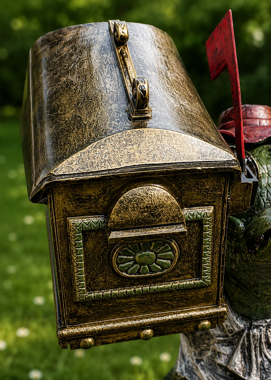 Whimsical Gator Mailbox with Southern Charm and Custom Flair