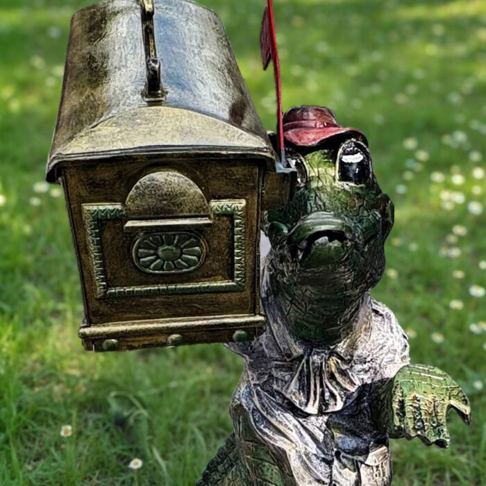 Whimsical Gator Mailbox with Southern Charm & Custom Flair - Image 3