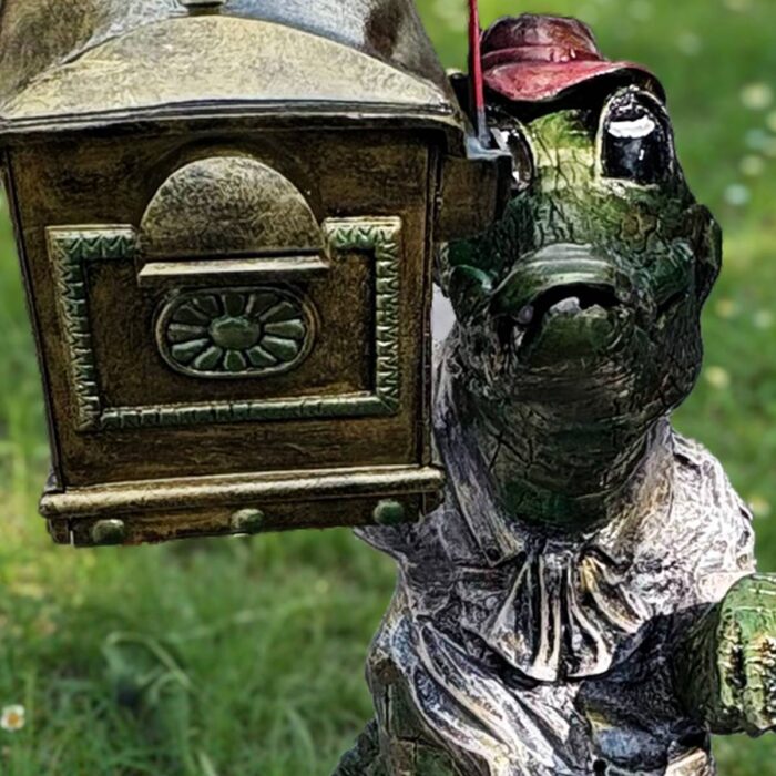 Whimsical Gator Mailbox with Southern Charm & Custom Flair - Image 2