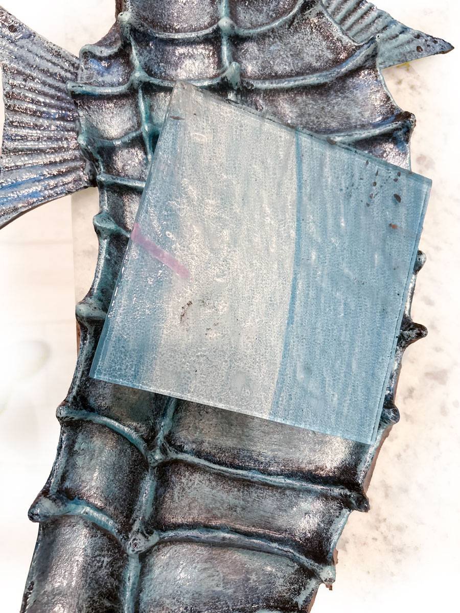 Hand-Painted Seahorse Art