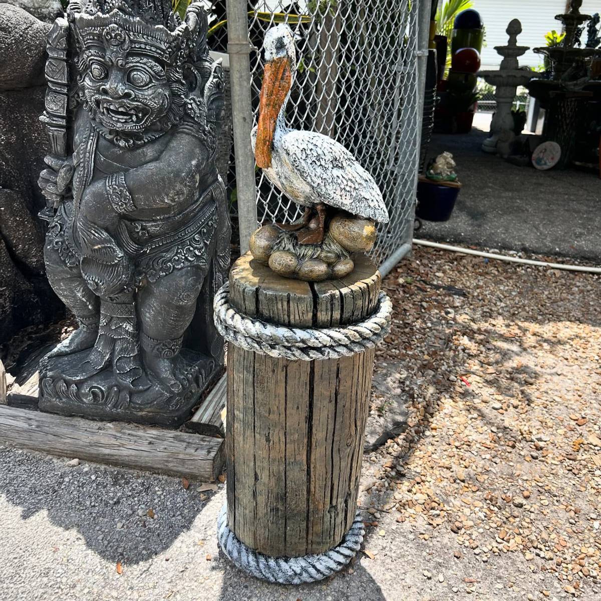 Hand painted decorative statues for sale at Statues and Sculpture Shop