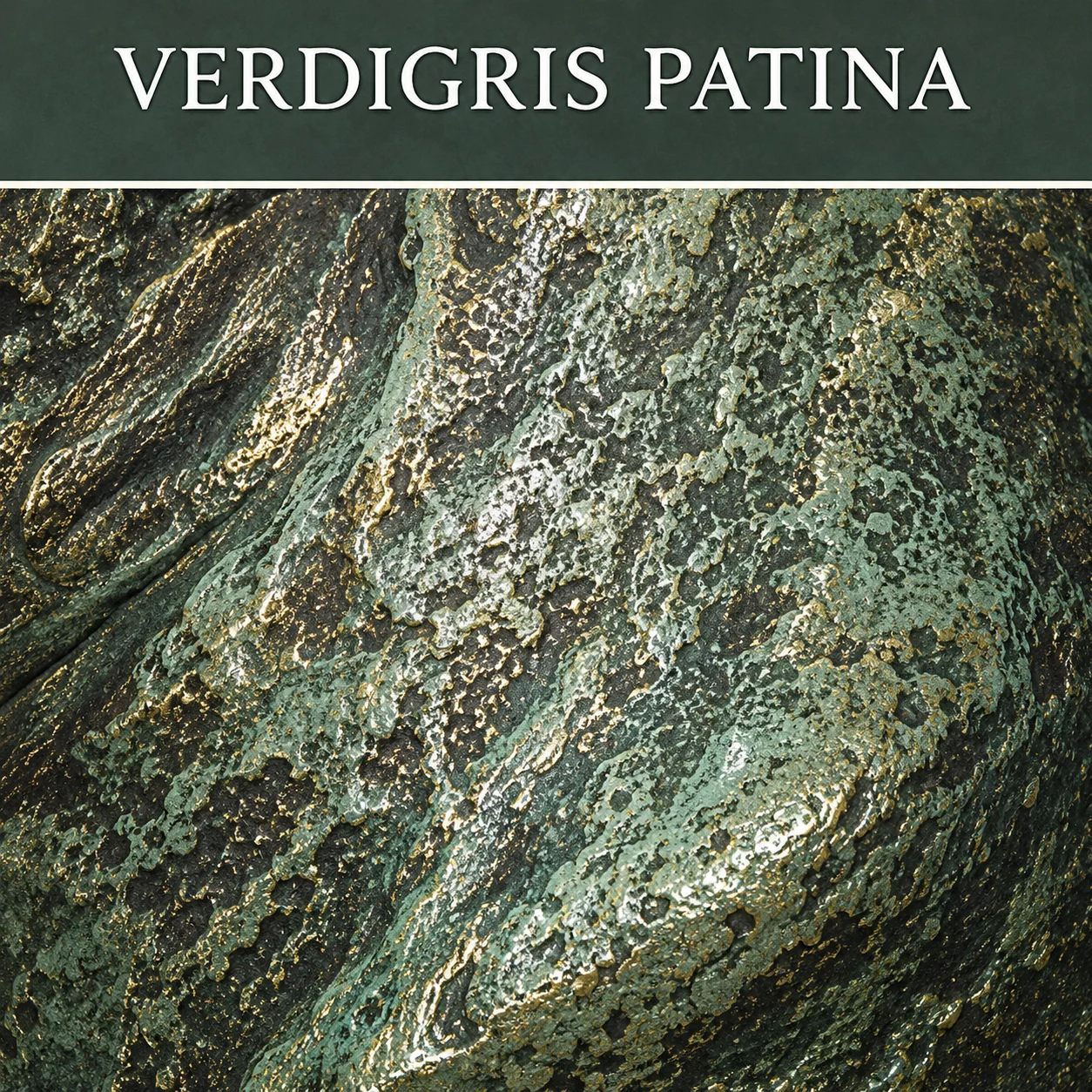 Verdigris patina sculpture shop finish